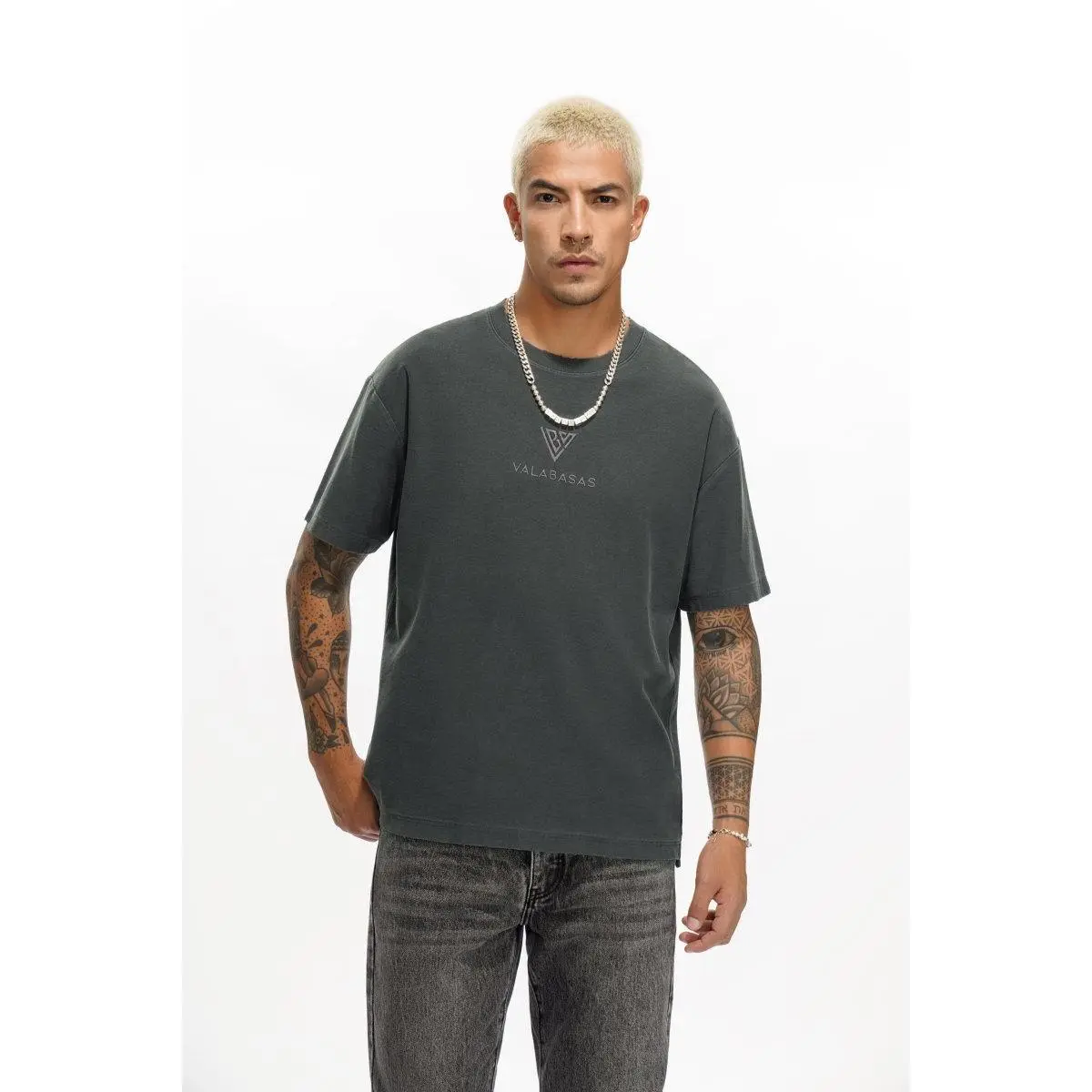 VLOGO Grey Tee
