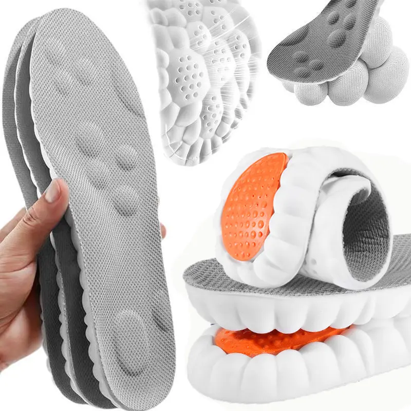 Premium Arch Support Orthotic Sports Footwear Insoles - Soft, Breathable Thick Sole Pad with Shock Absorption, Advanced Memory Foam Cushioning for Plantar Fasciitis Relief, Long-Hour Standing Work, Breathable Thickened Sole, Shock Absorption Comfy, Shoe S