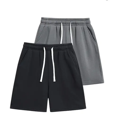 2-pack men’s summer casual athletic shorts, loose straight fit, comfortable breathable fabric