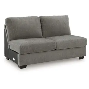 Clarington - Armless Loveseat - Greystone Clarington - Armless Loveseat - Greystone