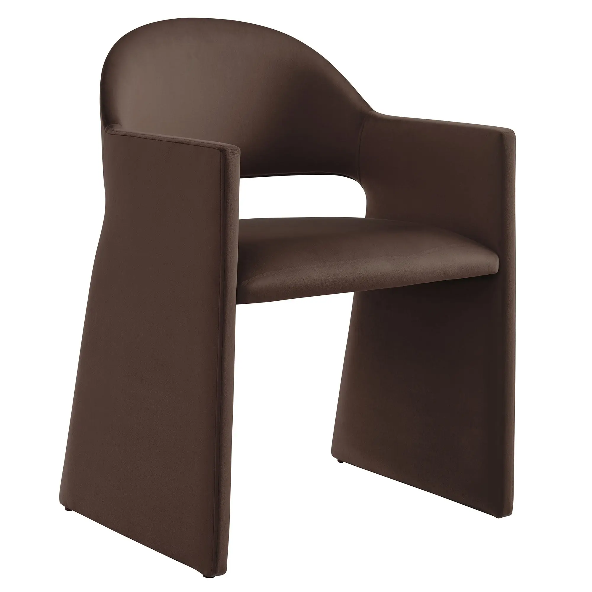 Talia Performance Velvet and Upholstered Fabric Dining Armchair