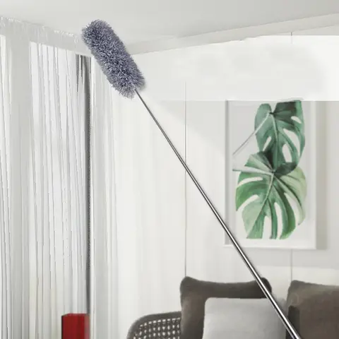 Long Handle Duster, 1 Count Adjustable Extendable Duster, Household Cleaning Tool, Cleaning Products