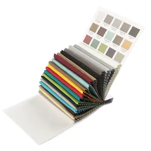 TWOPAGES Waterproof Curtain Fabric Swatch Booklet UV Resistant Indoor Outdoor Use Blackout Curtains Bedroom Curtains 260 gsm Midweight