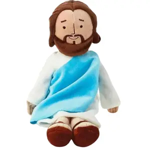 Jesus plush toy, 10 inch, Soft and cuddly, Huggable stuffed toy for kids and adults, plush gift, religious thanksgiving christmas christian baptism gifts, christmas decorations