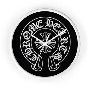 Chrome Hearts Inspired Wall Clock - Modern Home Decor