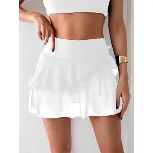 SwimWeekWomen's Bikini Swimsuit Bottom with Ruffle Trim High Waisted Swim Skirt Tummy Control Bathing Suit Bottoms