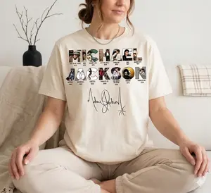 Michael Jackson Era T-Shirt, M J Homage Retro Unisex,fashion t-shirts, full color, full sizes.