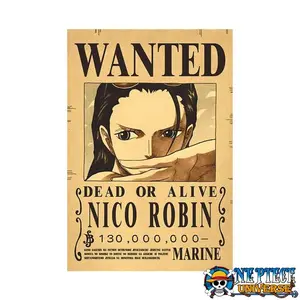 ANIME POSTER UNFRAME - Nico Robin Wanted Poster
