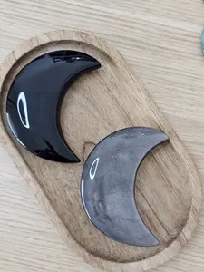 Obsidian Moon Carving