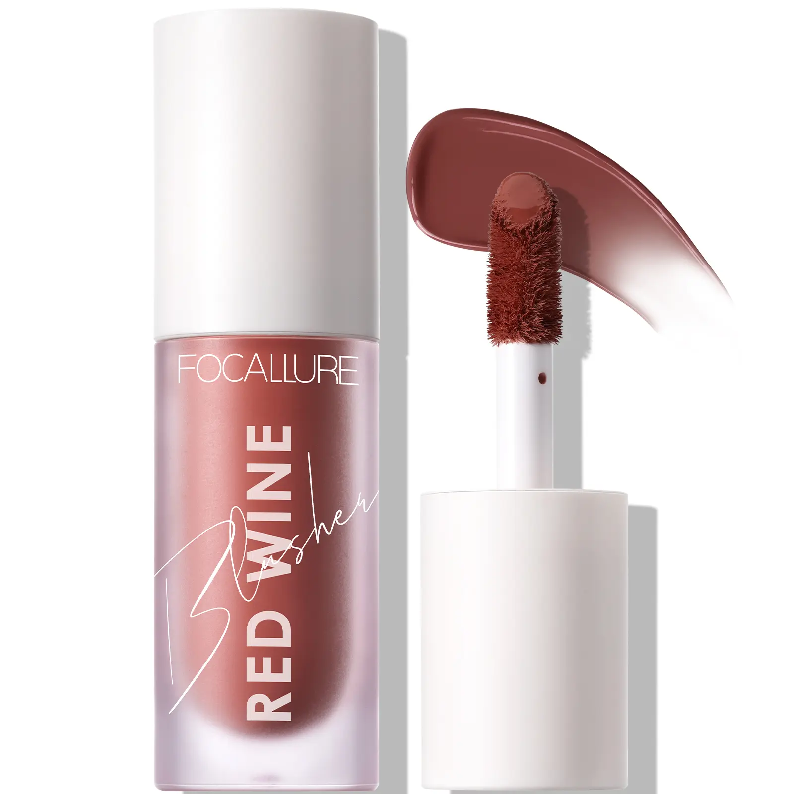 FOCALLURE Liquid Blush, Multi-Use, Long-Lasting Pigment, Silky Lightweight, Blendable Texture, Suitable for All Skin Tones