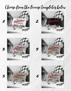 Heartbeat of America License Plate - Retro Muscle Car Vanity Tag
