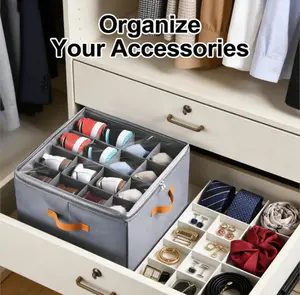 Shoe Rack for Closet 17" L x 17" W x 12.6" H with Side Mesh Pocket Clear Cover Sturdy Structure for Bedroom Walk-in Closet & Under Bed Adjustable Acrylic Straw Holder blade stand cork