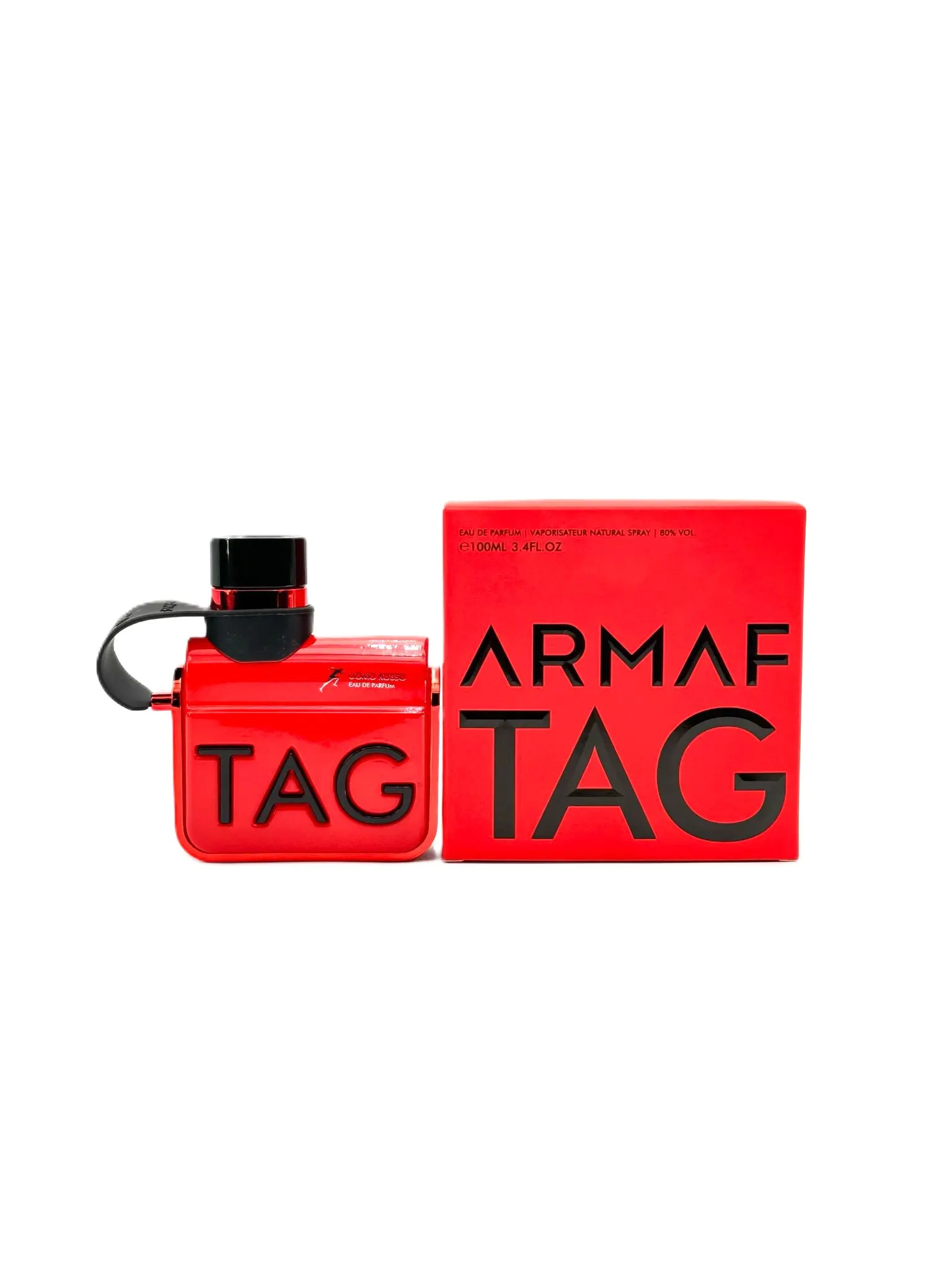 Armaf Tag Uomo Rosso Eau De Parfum for Men, Bold Arabic Inspired Scent with Vanilla & Tonka, Woody Warm Spicy Cologne Spray, 3.4 fl oz, Bold Arabian Aromas, Confidence, Vanilla Scents, Patchouli, Style, Adults, Fragrance That Starts With A, Incense Base,,