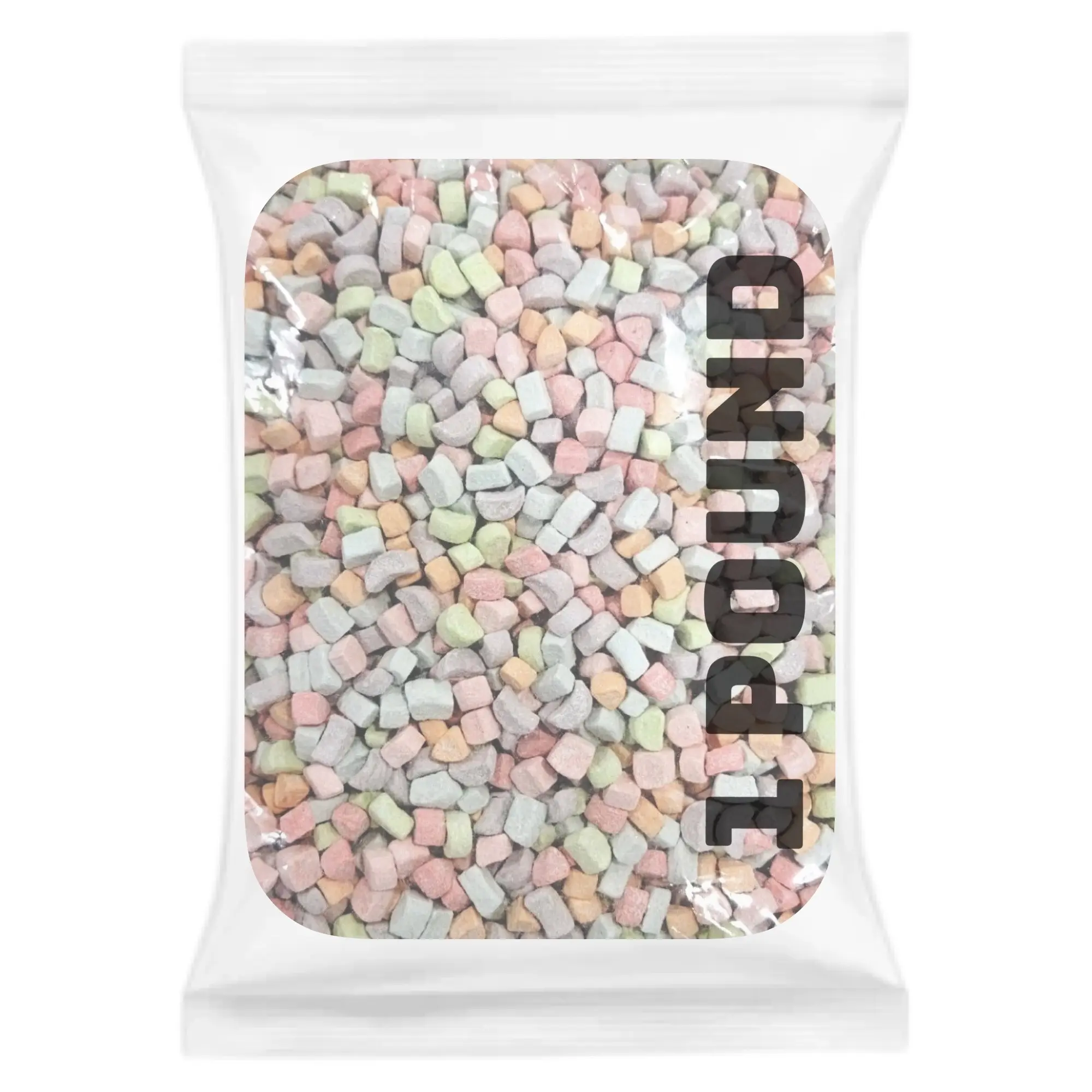Dehydrated Rainbow Mashmallows Bulk 1 lb. Sealed Bag