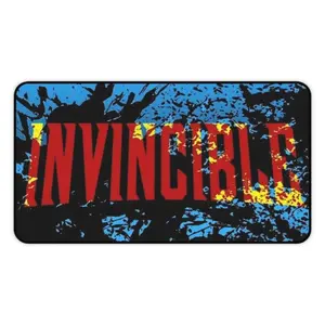 Invincible Desk Mat - Stylish Office Accessory, Gamer Desk Pad, Unique Home Decor, Perfect for Students, Motivational Gift