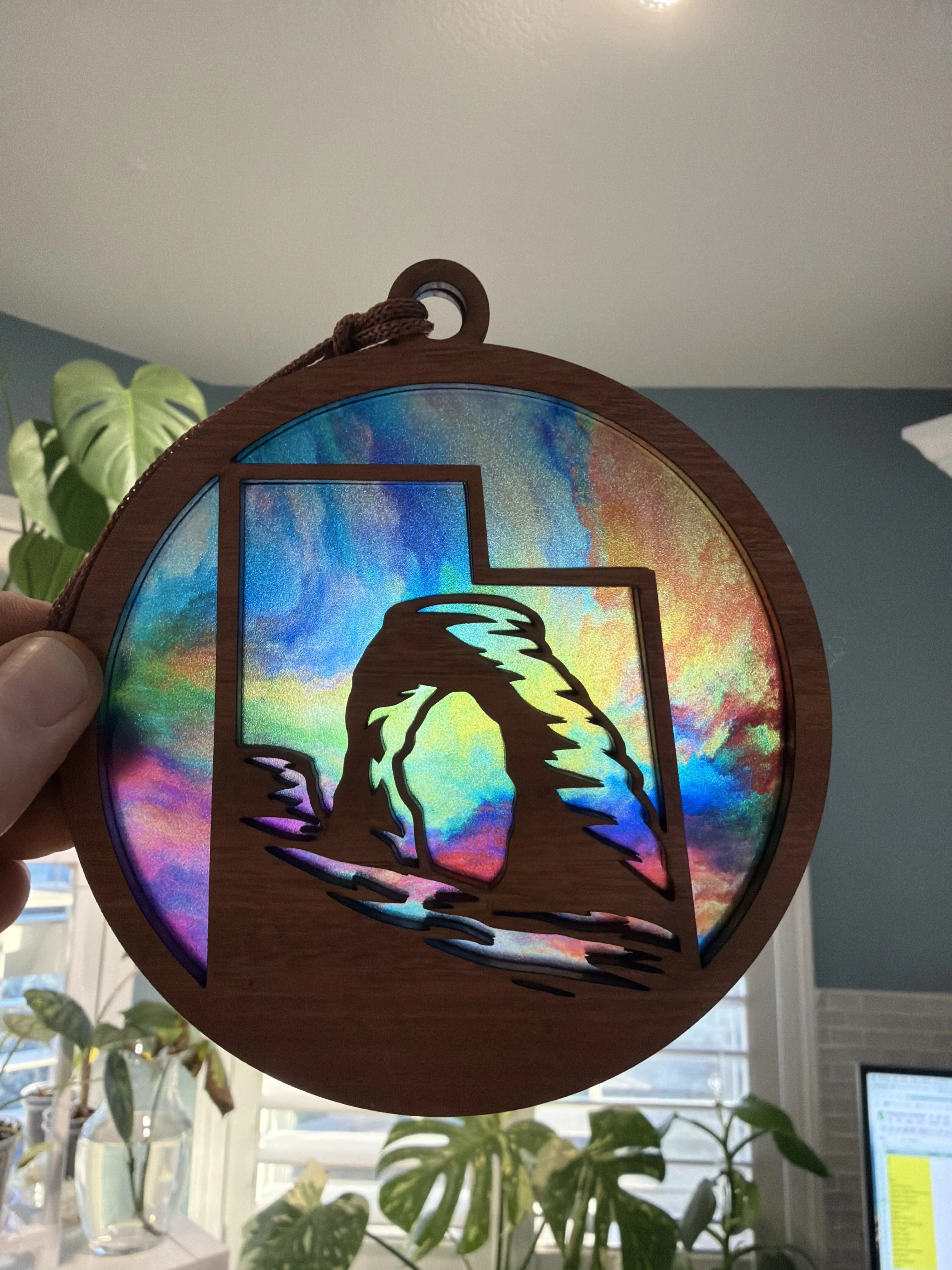 Utah Suncatcher for Sunny Window