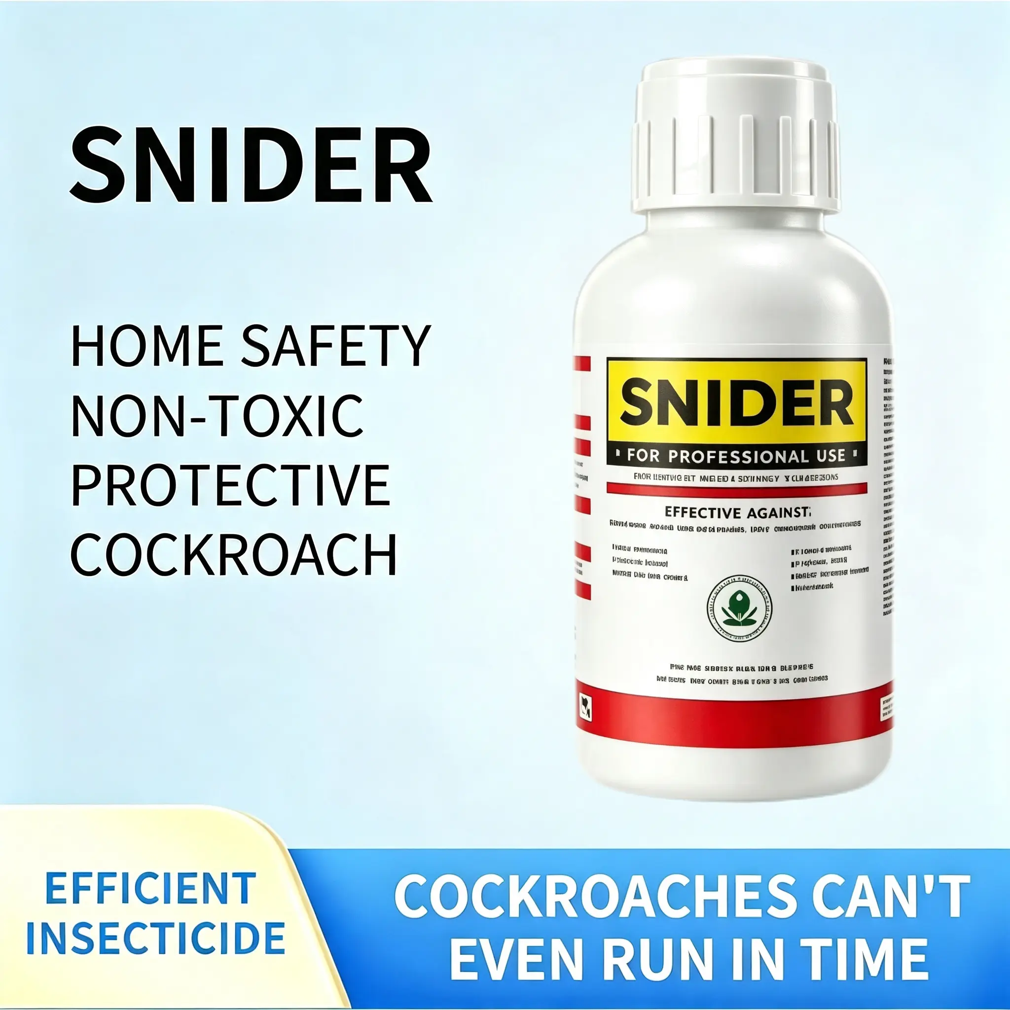 Natural Predators of Cockroaches – Specially Formulated for Hot Summers – Indoor & Outdoor Protection and Elimination control Non-Toxic Roach Killer Liquid Multi Use Home Pest Repellent Multi-Species Bait cockroach specie major garage warehouse house