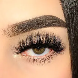 Gabriela Lashes, style “LUNA” (1 pair) 3D Mink Lash Strip, 20mm, Mega Volume, Dramatic  Eyelashes, High quality & Reusable