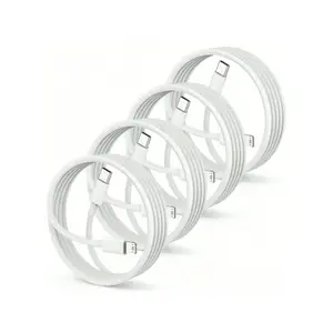 1-4 Packs 100cm/3.3ft Fast Charging Cellphone Cable Type-C To Lightning Cable Compatible With Iphone 14/13/12/11/XS/XSMAX/XR/SE/8/7/6 Series,Compatible With Apple Watch 1-8 Data Cable