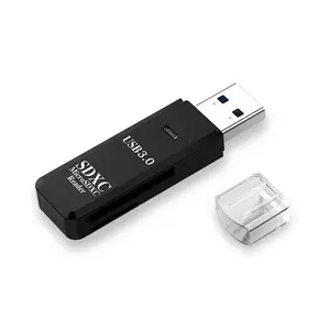USB 3.0 Micro SD Card Reader, 1 Count 2 in 1 SD/TF USB Card Adapter, Portable Card Reader for SDXC SDHC Micro SDXC Micro SD Micro SDHC Storage Card, High Speed USB