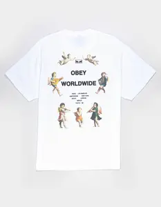 OBEY Angels Above Mens Boxy Tee
