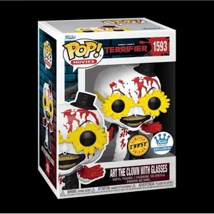 Funko Pop! Vinyl Terrifier Art the Clown with Glasses Chase #1593