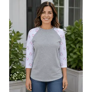 Baseball Printed Balls Raglan
