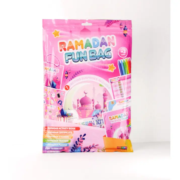 Ramadan Fun Bag - Pink And Blue by ImaanKidz