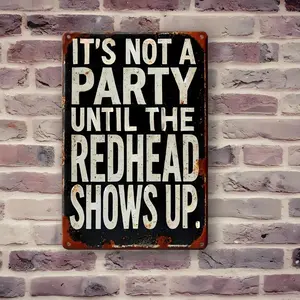 Vintage Humor Metal Sign, Vintage Plaque Decor, Waterproof Wall Decor, Wall Art for Home Living Room Bedroom Bar Coffee Shop, Home Decor