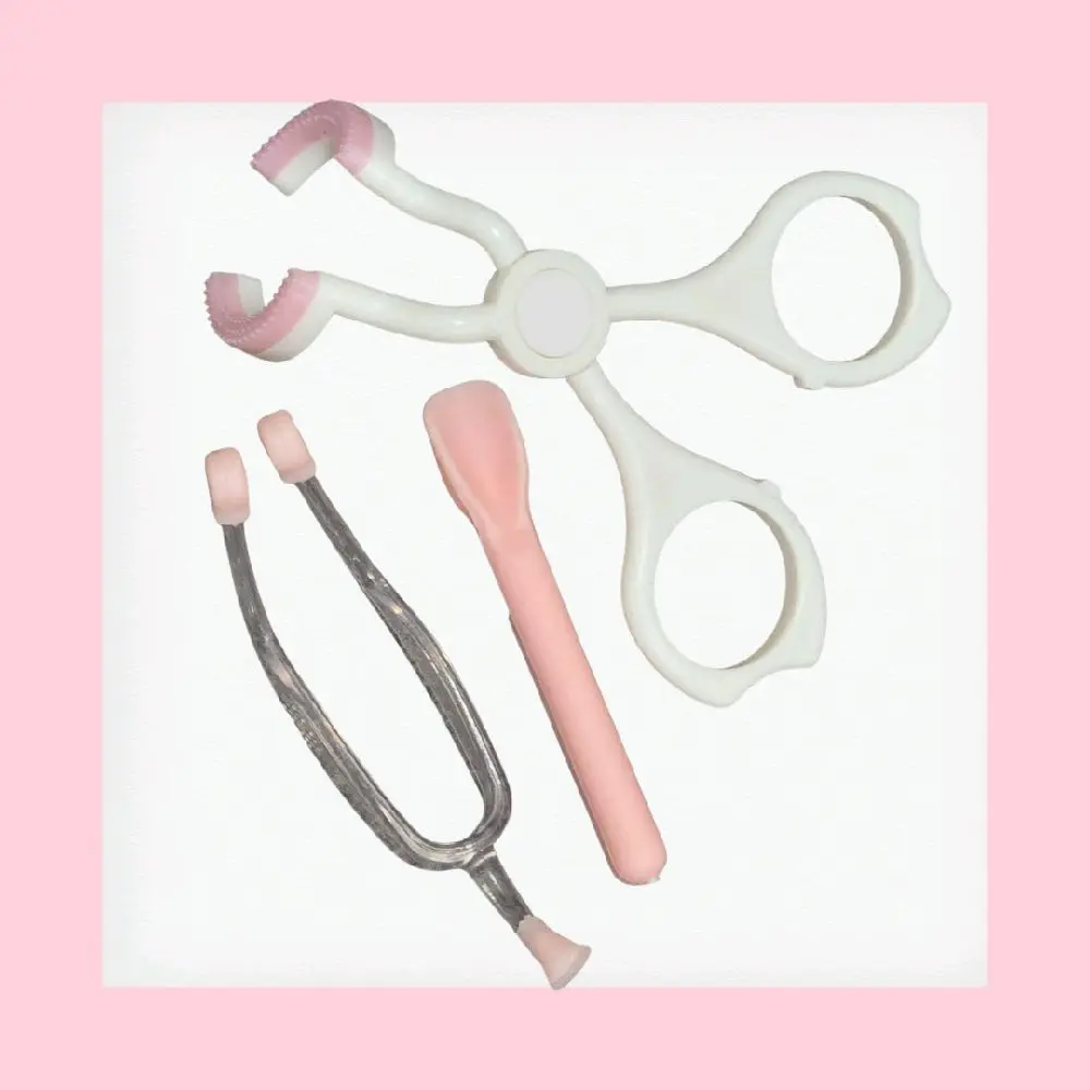 Contact Lens Separate Insertion & Removal Set - Double Ended Eye Opener Tweezers & Pick Up Spoon for Easy Use