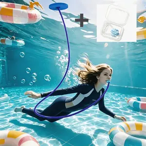 2-Piece Diving Set (Snorkel + Nose Clip) — Anti-Asphyxiation Single/Dual-Tube Respirator, Underwater Breathing Valve, Silicone Underwater Oxygen Supply Device; Deep-Sea Oxygen Equipment Suitable for Beginners and Adults. Snorkel Gear, Snorkeling Gear
