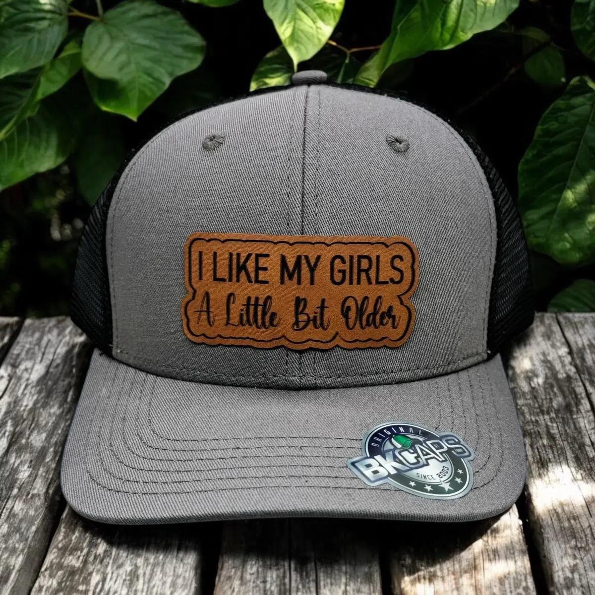 I like my girls a little bit older leather patch hat! Custom SnapBack! Unique and funny, casual style I like my girls a little bit older leather patch hat! Custom SnapBack! Unique and funny, casual style