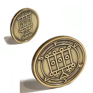 Furcas Demon Sigil Coin - Ars Goetia Knight Seal