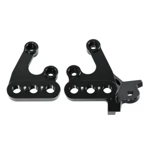 Electric Motorcycle Foot Pegs Rests for Surron Light Bee X S Pedal Mount Support Bracket for Segway X160 X260 Fixing Bracket CNC Aluminum Acessorios