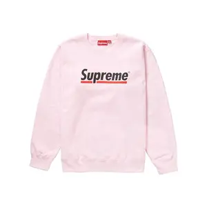 Supreme Men's Underline Crewneck Light Pink Heather, from StockX