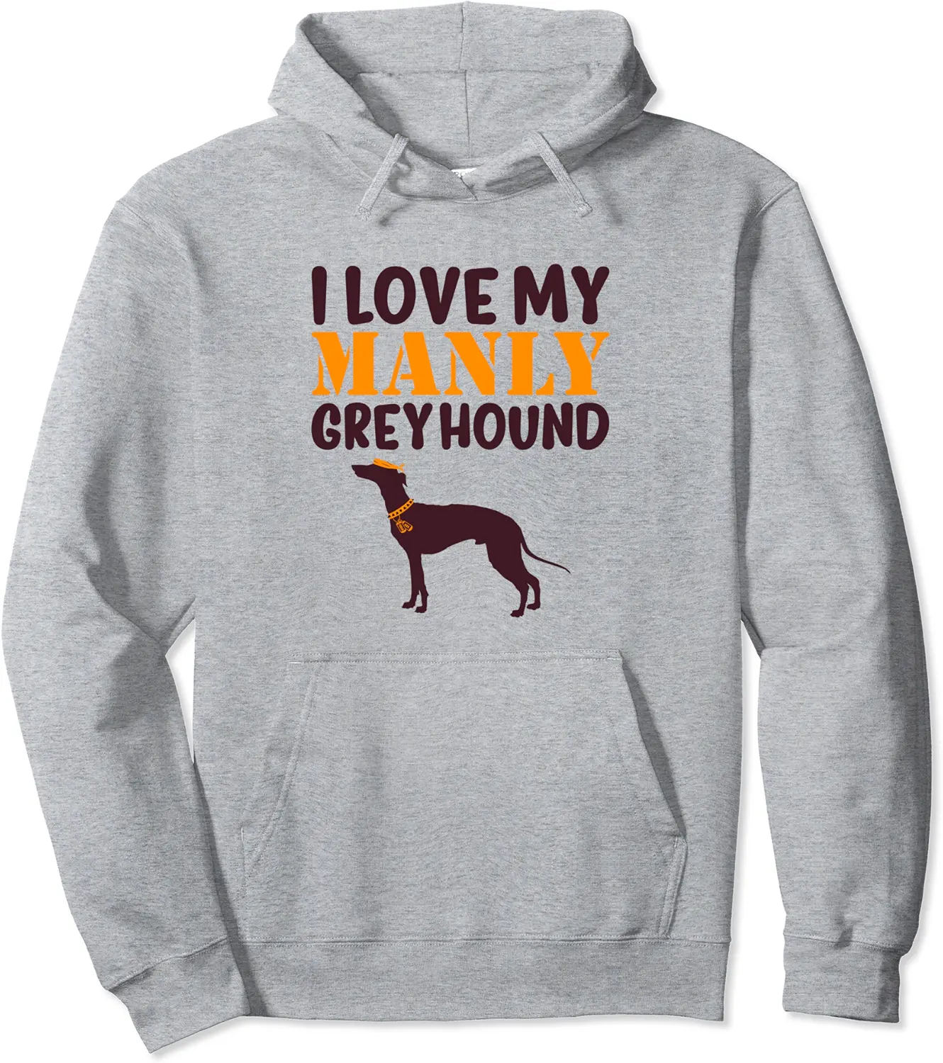 Greyhound Canine Pet Funny Boy Dog Manly Gender Reveal Cute Pullover Hoodie - Antonioja Shop 47B09YGZXG5Z
