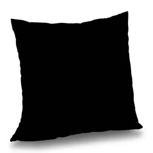 MWW C1PC2626TML37E 26 x 26 in. Pure Black - Polyester Twill Throw Pillow for Home Decor