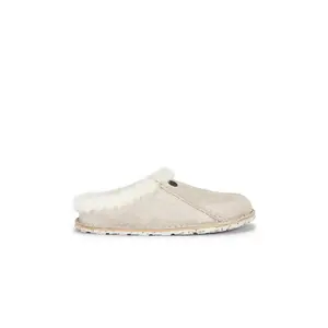 BIRKENSTOCK Zermatt Premium Shearling Clog in Antique White & Natural