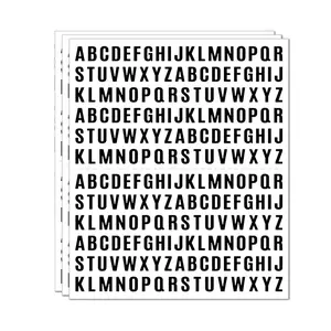 3/9 Sheets 26 Alphabet A-Z Planner Stickers Waterproof Colorful Creative DIY PVC Letter Sticker For Kids Cup Laptop DIY Scrapbook Customizable Stickers Crafts Sticker Packs