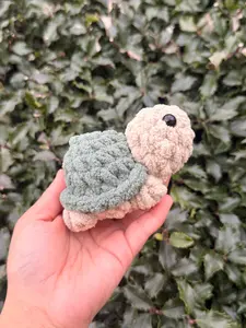 mini crochet turtle