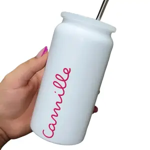 Love Island Cup Personalized with Name in Pink Script Design Drinkware Stainless Steel Coffee Water Bottles Stylish Bottle Beverage Mug