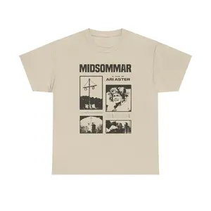 Midsommar Florence Pugh Shirt, Midsommar Shirt, Dani Tee, Maja Tee, Movie Cotton Graphic Tee Classic Top