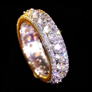 Trending  Ring Wedding Engagement Promise Bride Eternity Ring Anniversary Rings Elegant Bling Band Perfect for Everyday Casua Valentine Day Gift Women's jewelry Mother's Day Gift