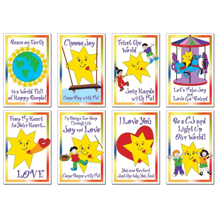 CJ (Creator of Joy) - Set of 8 Theme Posters from the “Voices of CJ”