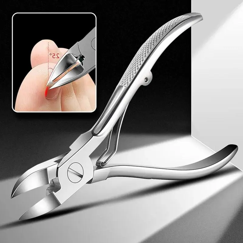 Professional Toe Nail Clippers Trimmer Cutters Paronychia Nippers Pedicure Tools Podiatry Stainless Foot Care Tools