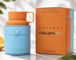 ARMAF Odyssey Mandarin Sky Limited Edition Eau de Parfum Spray for Men 3.4 Oz / 6.8 Oz Fragrance Oud Fragrances Blue Long Lasting Scent with Mandarin & Sage