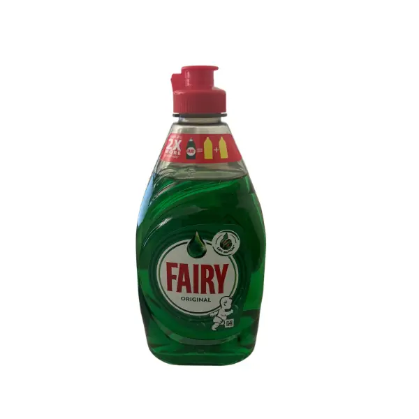 Fairy Original Washing Up Liquid, 320ml (11.3 fl oz) - Powerful Grease-Cutting Home Care Dish Soap