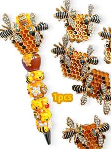 1pcs Creative Beehive DIY Jewelry Pendant, Unique Birthday Gift, Handmade Bead Phone Chain Keychain Charm, Indoor Decor, Car Hanging Ornament