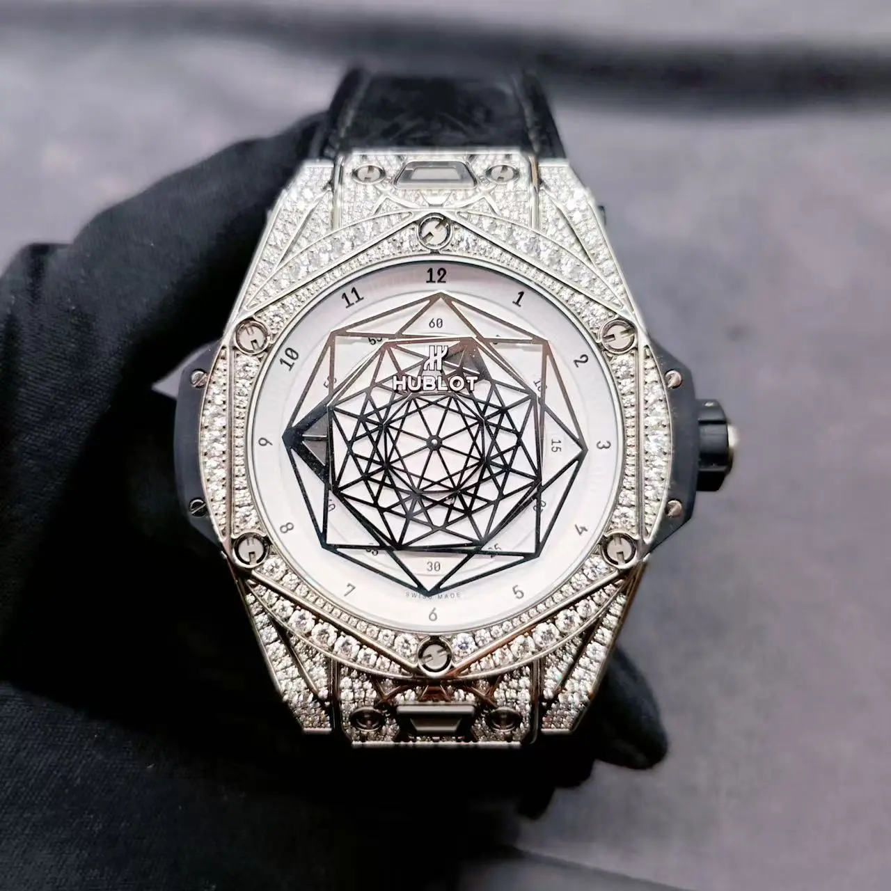 Pre-owned Hublot Automatic Titanium 45mm  Luxury Watch