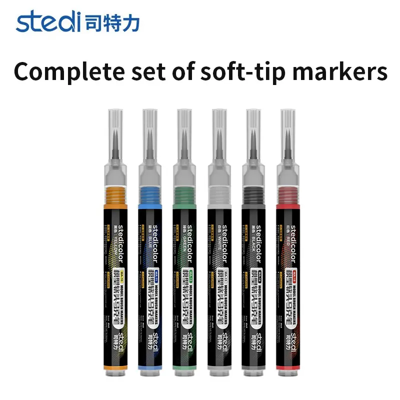 Stedi soft tipped marker up to model painting coloring water-based pigment pointed marker